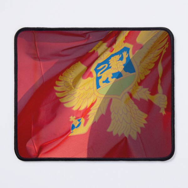 Item preview, Montenegrin Flag Waving in the Wind designed and sold by nordpixels.