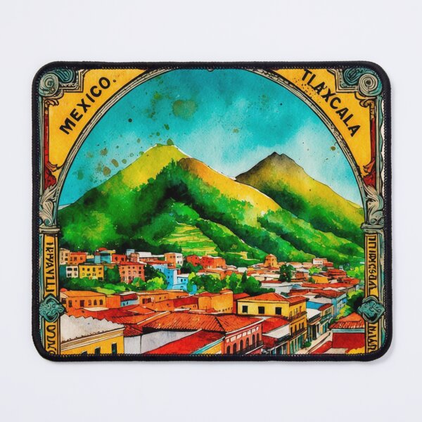 Item preview, Tlaxo Tlaxcala Mexico Magic Town Postcard Vintage Travel designed and sold by TravelPostcardGems.