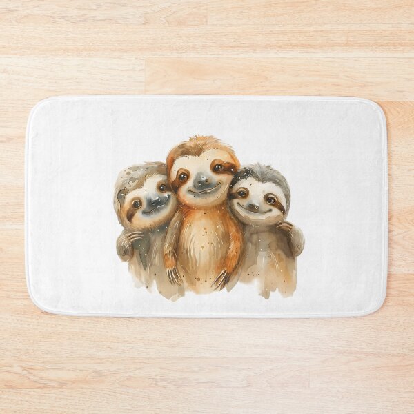 Item preview, Endearing Baby Sloths: Watercolor Whimsy designed and sold by AI-Only Creations.