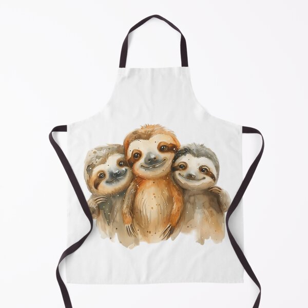 Item preview, Endearing Baby Sloths: Watercolor Whimsy designed and sold by AI-Only Creations.