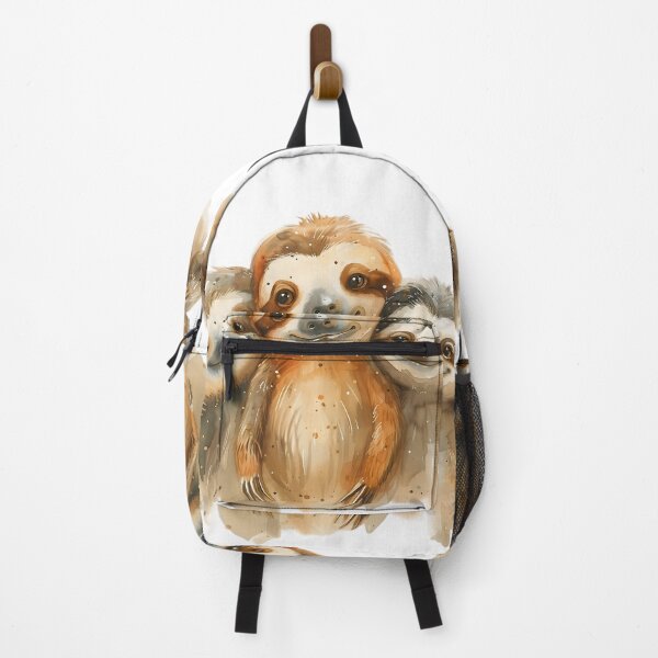 Item preview, Endearing Baby Sloths: Watercolor Whimsy designed and sold by AI-Only Creations.