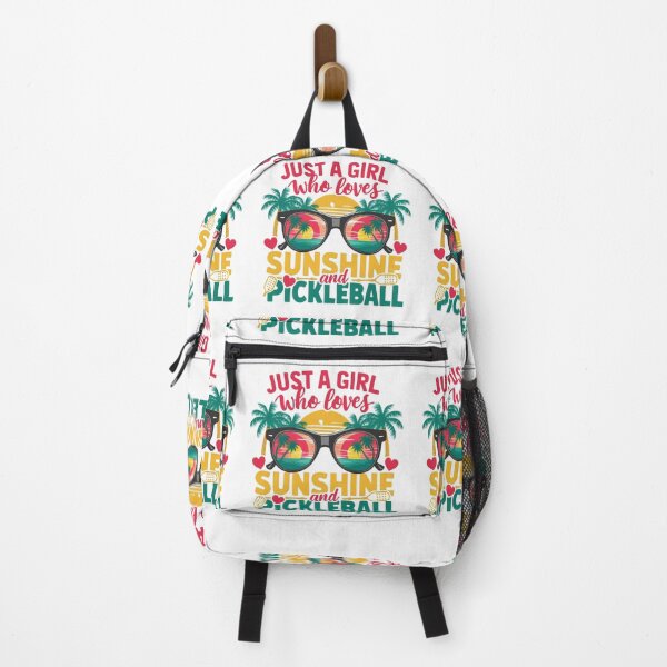 Item preview, Just A Girl Who Loves Sunshine And Pickleball designed and sold by FunVibesCo.