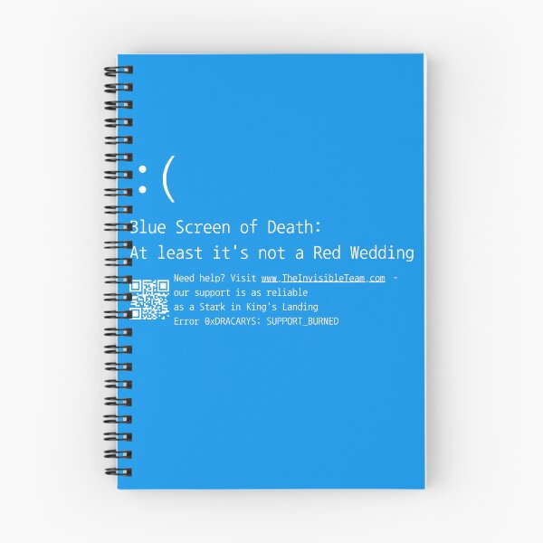 Item preview, Blue Screen of Death: At least it's not a Red Wedding | BSOD designed and sold by inknships.