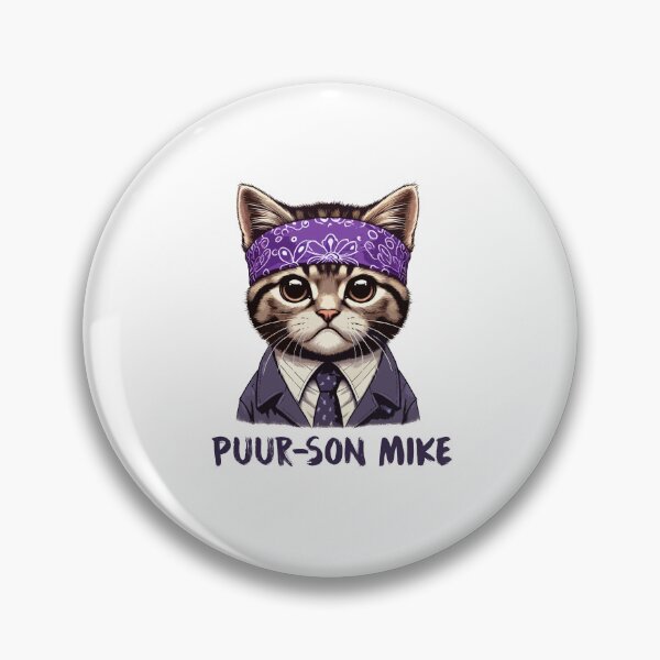 Item preview, Prison Mike Cat, Purrrrson Mike, The Office Michael Scott Cat designed and sold by pinzka.