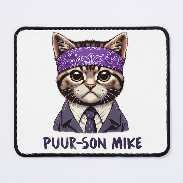 Item preview, Prison Mike Cat, Purrrrson Mike, The Office Michael Scott Cat designed and sold by pinzka.