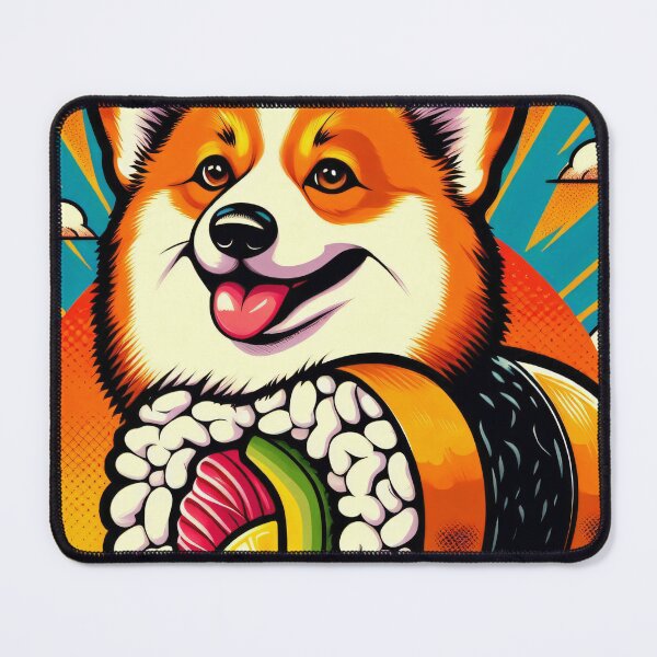 Item preview, Corgi Says "This is How I Roll" | Funny Dog Sushi Chef designed and sold by zoughlal.