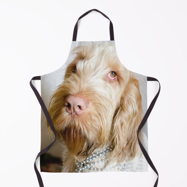 Item preview, Wearing pearls Spinone designed and sold by FOLK ART FUSION.