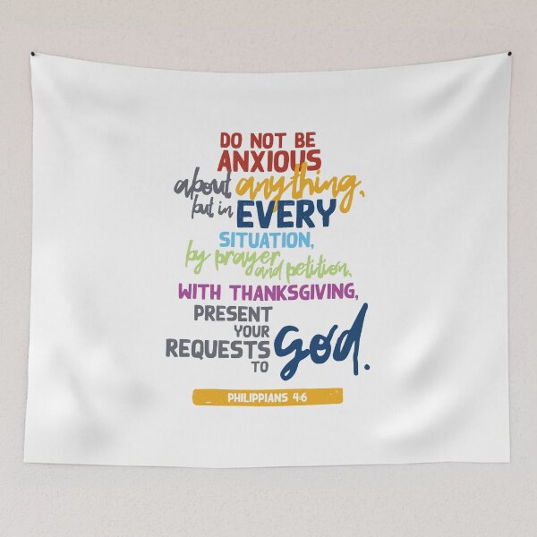 Item preview, Philippians 4:6 designed and sold by BellDesigned.