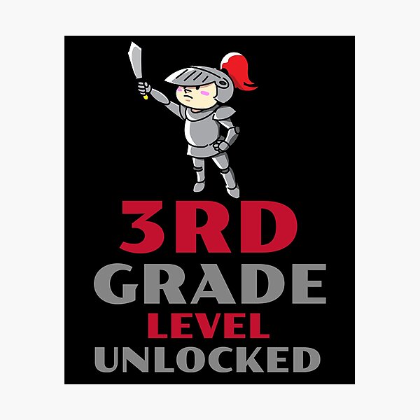 Item preview, 3rd Grade Level Unlocked designed and sold by 87-Aesthetics.