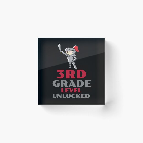 Item preview, 3rd Grade Level Unlocked designed and sold by 87-Aesthetics.