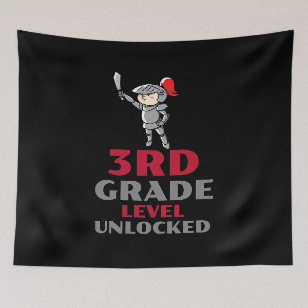 Item preview, 3rd Grade Level Unlocked designed and sold by 87-Aesthetics.
