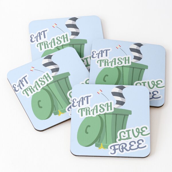 Item preview, Eat Trash Live Free designed and sold by MoenGaming.