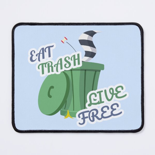 Item preview, Eat Trash Live Free designed and sold by MoenGaming.