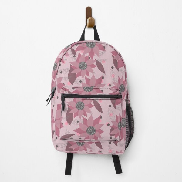 Item preview, Large Floral Pattern with Leaves and Dots in Pink designed and sold by JaygiesDesign.