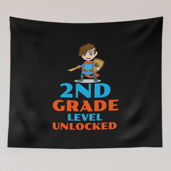 Item preview, 2nd Grade Level Unlocked designed and sold by 87-Aesthetics.