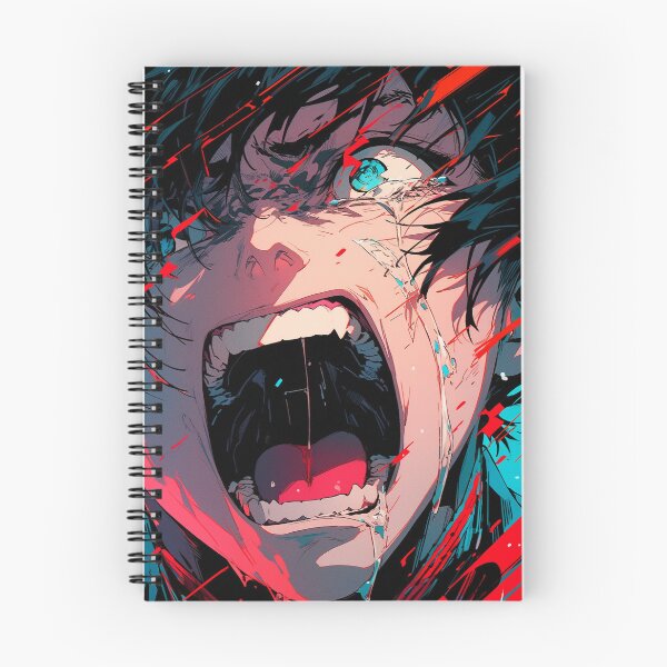 Item preview, Screaming Vengeance: Emotional Anime Fury Unleashed by AI designed and sold by DigitAIShop.