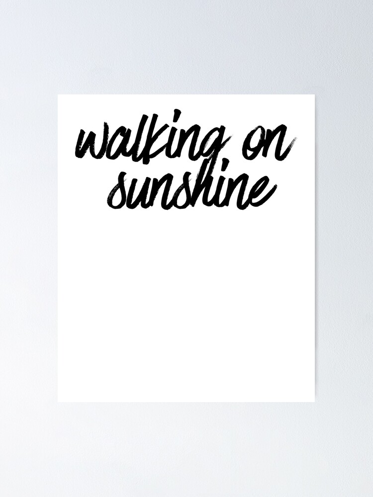 Walking On Sunshine Lyrics