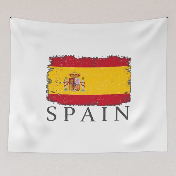 Item preview, Spain Country Flag Spain Tourist Flag Spain Team Flag designed and sold by farhanhafeez.