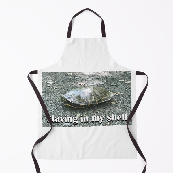 Item preview, Turtle staying in my shell meme nature animal designed and sold by TheCutesyDoodle.