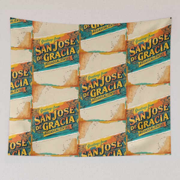 Item preview, San Jose de Gracia Aguascalientes Mexico Magic Town Postcard Vintage Travel designed and sold by TravelPostcardGems.