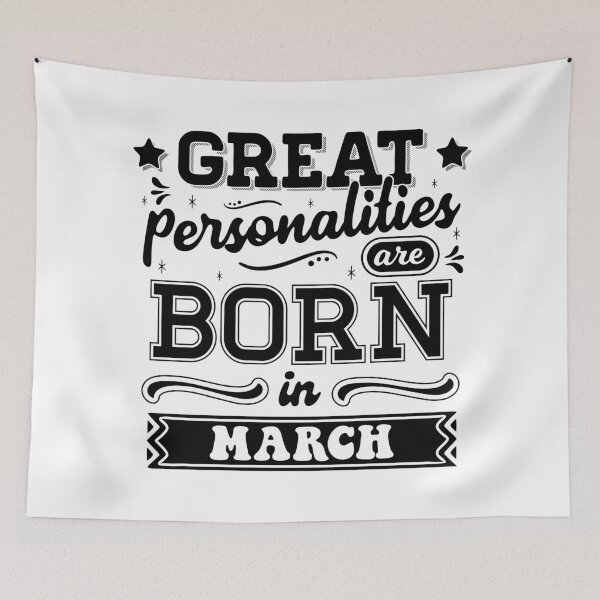 Item preview, Great Personalities Are Born In March designed and sold by TheArtism.