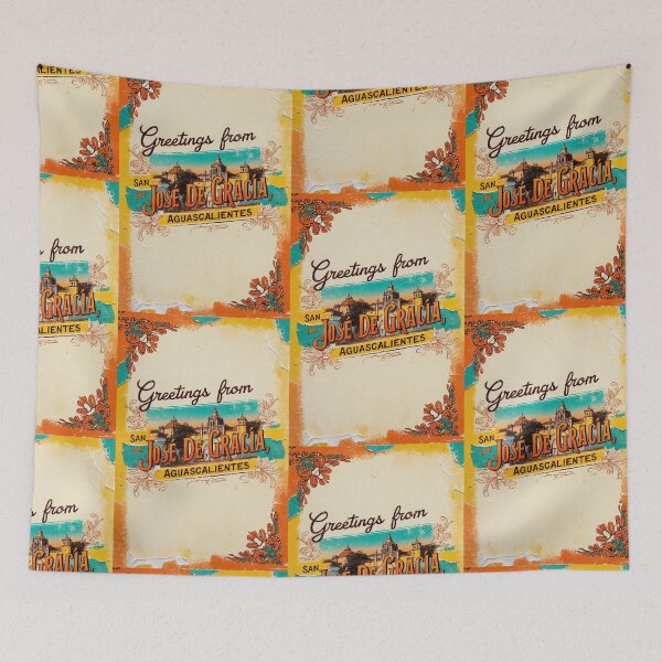 Item preview, San Jose de Gracia Aguascalientes Mexico Magic Town Postcard Vintage Travel designed and sold by TravelPostcardGems.