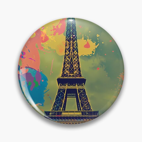 Item preview, Retro poster "Eiffel Tower" designed and sold by MidArtForge.