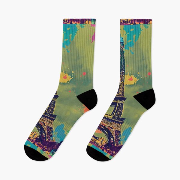 Item preview, Retro poster "Eiffel Tower" designed and sold by MidArtForge.