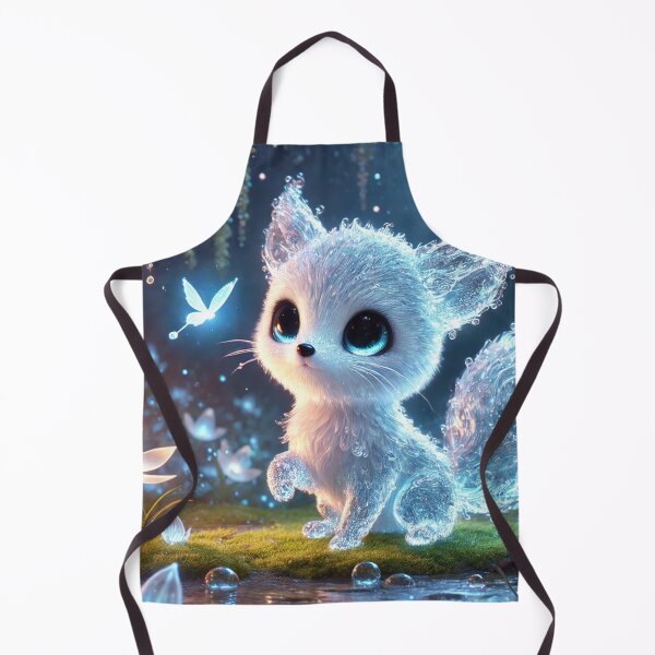 Item preview, Adorable Water Fox in Moonlit Garden designed and sold by TeslaSt0re.