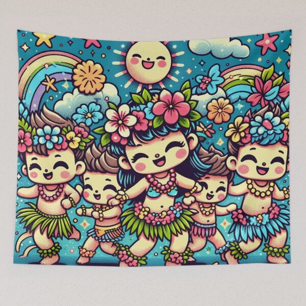 Item preview, Enchanting Hula Kids - 054 designed and sold by sagaofsilence.