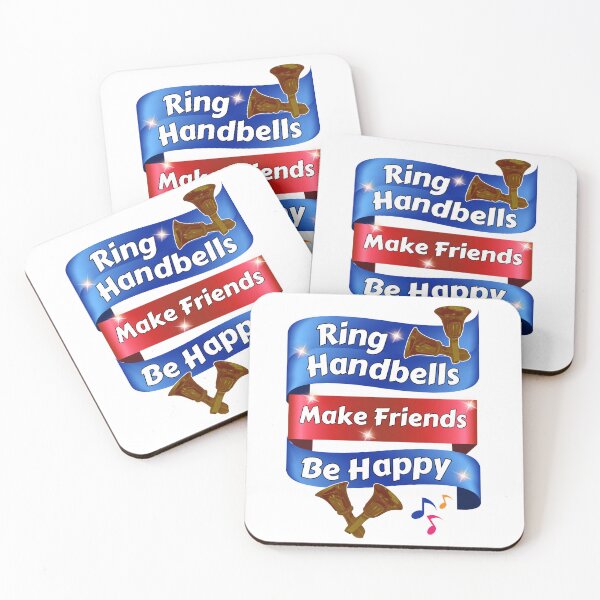 Item preview, Ring handbells, make friends, be happy designed and sold by CelticClapper.