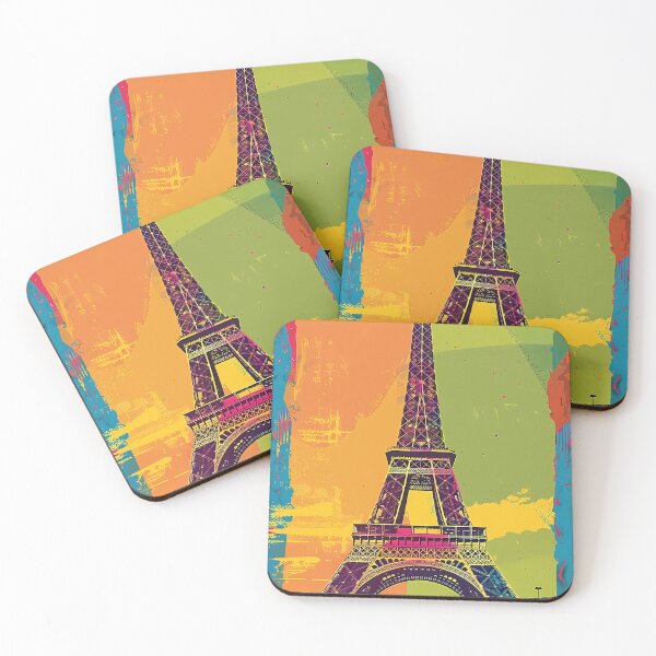 Item preview, Retro poster "Eiffel Tower" designed and sold by MidArtForge.