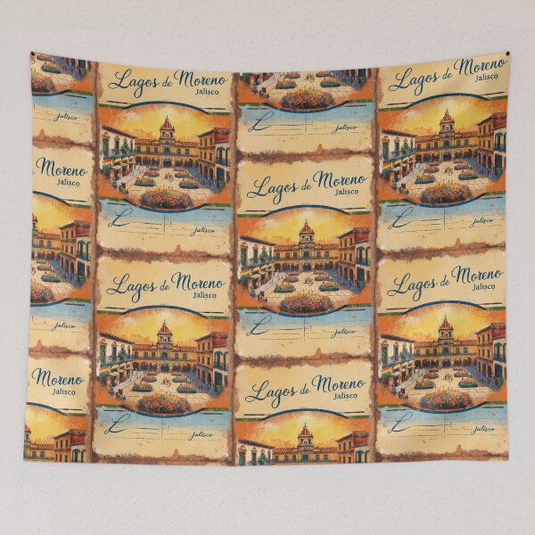Item preview, Lagos de Moreno Jalisco Mexico Magic Town Postcard Vintage Travel designed and sold by TravelPostcardGems.