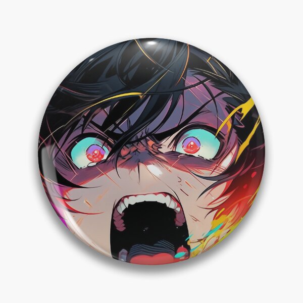 Item preview, Explosive Emotion: Anime Fury Unleashed by AI designed and sold by DigitAIShop.