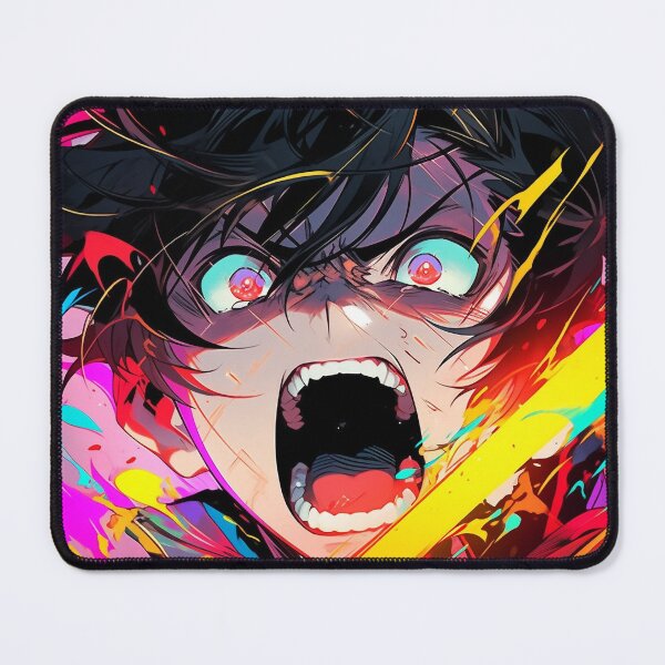 Item preview, Explosive Emotion: Anime Fury Unleashed by AI designed and sold by DigitAIShop.