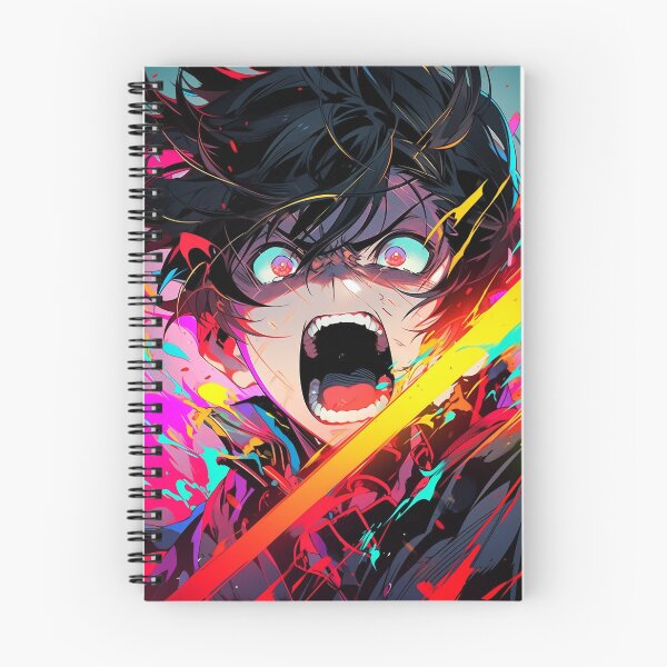 Item preview, Explosive Emotion: Anime Fury Unleashed by AI designed and sold by DigitAIShop.