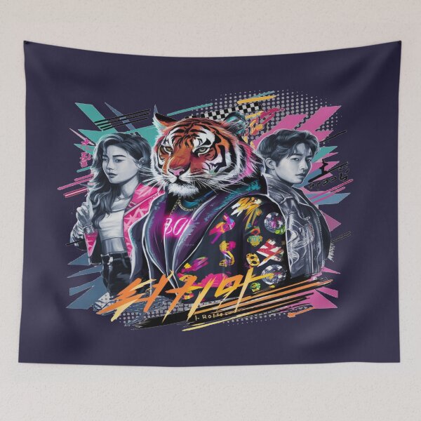 Item preview, Tiger and K-Pop designed and sold by Globalcitytees.