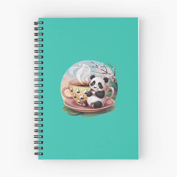 Item preview, A Panda With Cup of Tea designed and sold by HillsBasket.