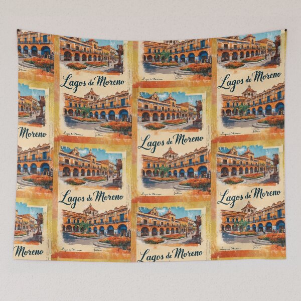 Item preview, Lagos de Moreno Jalisco Mexico Magic Town Postcard Vintage Travel designed and sold by TravelPostcardGems.
