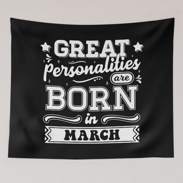 Item preview, Great Personalities Are Born In March designed and sold by TheArtism.