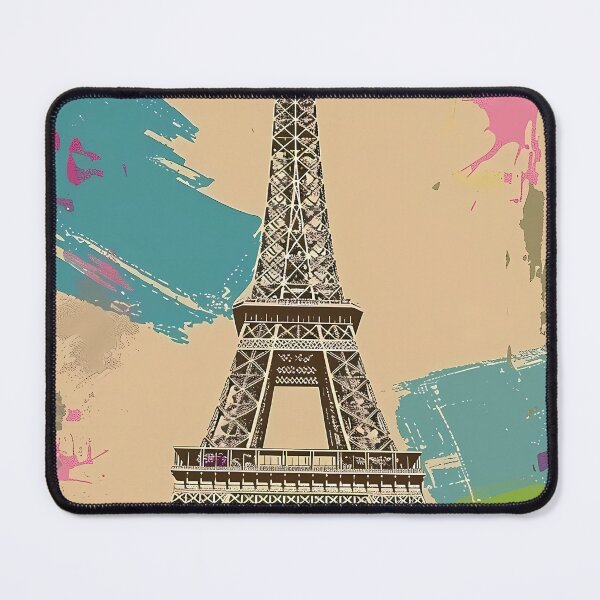 Item preview, Retro poster "Eiffel Tower" designed and sold by MidArtForge.