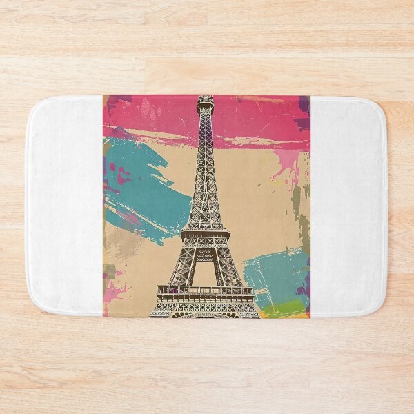 Item preview, Retro poster "Eiffel Tower" designed and sold by MidArtForge.