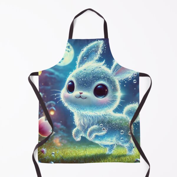 Item preview, Playful Water Bunny in Enchanted Meadow designed and sold by TeslaSt0re.