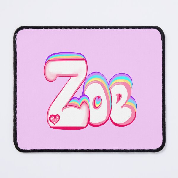 Item preview, Zoe popular girls women firstname personalized white pastel heart custom first name gifts for Zoe designed and sold by Artonmytee.