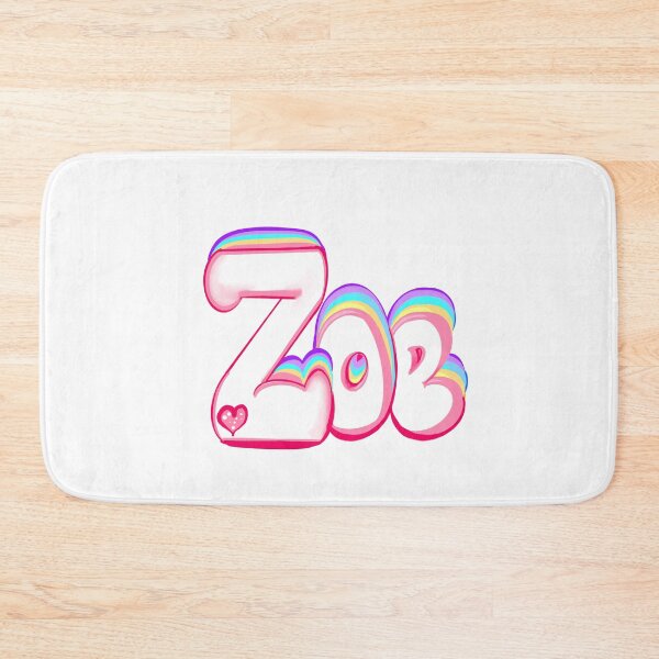 Item preview, Zoe popular girls women firstname personalized white pastel heart custom first name gifts for Zoe designed and sold by Artonmytee.
