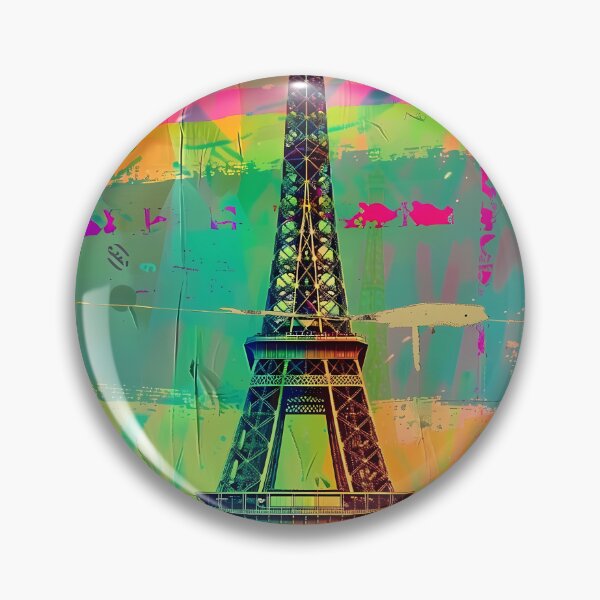 Item preview, Retro poster "Eiffel Tower" designed and sold by MidArtForge.