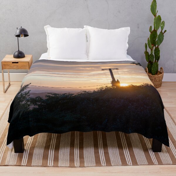 Item preview, Sunset With Silhouette Rural Electric Cable Wooden Pole & Trees designed and sold by Harmony Of The Mind.