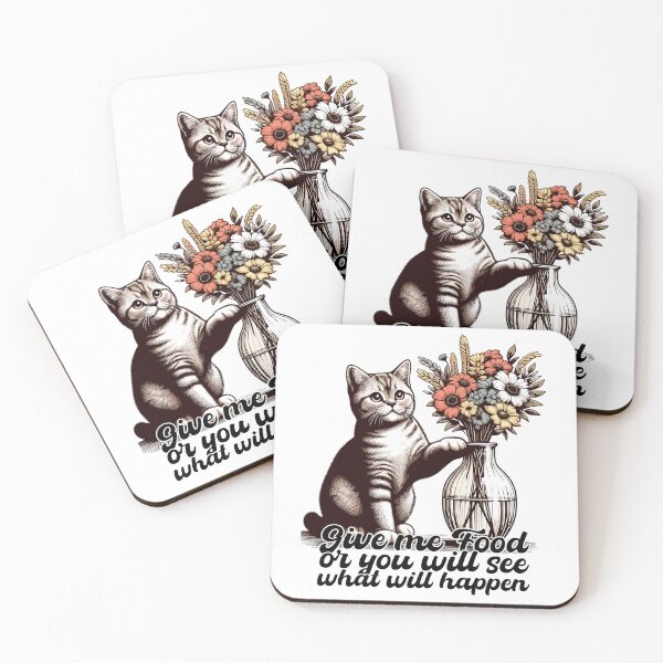 Item preview, BKH British Shorthair Cat Vase tipping over gift designed and sold by Pineapple-Tree.