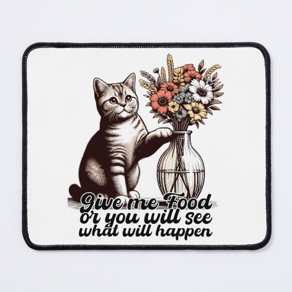 Item preview, BKH British Shorthair Cat Vase tipping over gift designed and sold by Pineapple-Tree.