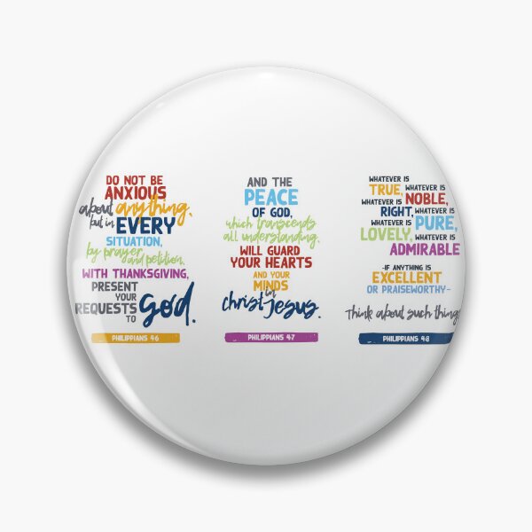 Item preview, Philippians 4 6-8 designed and sold by BellDesigned.